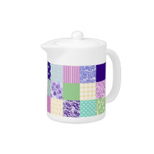 Girly and Fresh Pattern Squares Vector Quilt