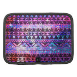 Girly Andes Aztec Pattern Pink Teal Nebula Galaxy Organizers