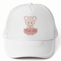 Girly Bear Trucker Hats
