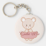 Girly Bear Key Chain