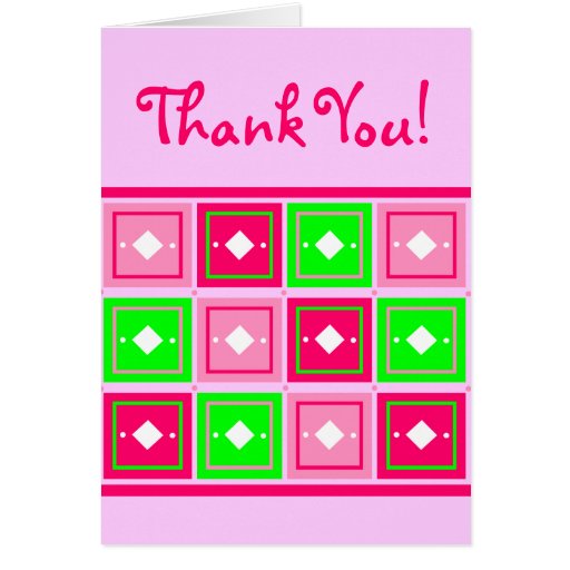 Girly Blocks Card