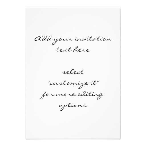 Girly Blue Glitter Black Damask Personalized Party Invitations
