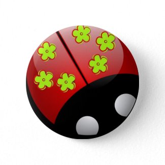 Girly bug buttons