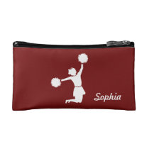 Girly Cheerleaders Night Out Cosmetic Bag Red at Zazzle