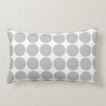 Girly Chic Accessory Party Treat Silver Polka Dots Pillow