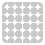Girly Chic Accessory Party Treat Silver Polka Dots stickers