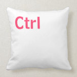 Girly Ctrl Pillow Pink pillows