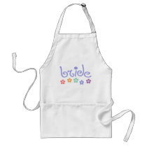 Girly-Cue Bride aprons