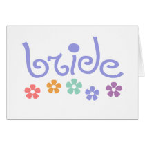 Girly-Cue Bride cards