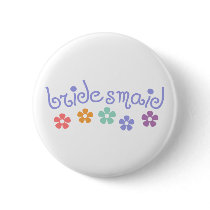 Girly-Cue Bridesmaid buttons