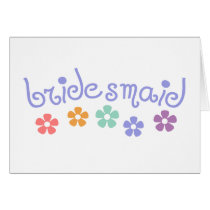 Girly-Cue Bridesmaid cards
