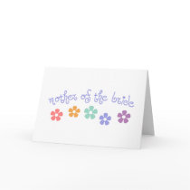 Girly-Cue Mother of Bride cards