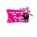 Girly Customizable Bowling Team t-shirts