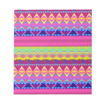 Girly cute trendy aztec andes design notepads