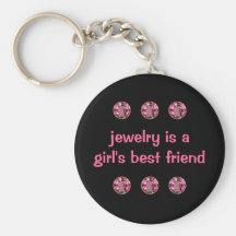 Girly Diamond Keychains