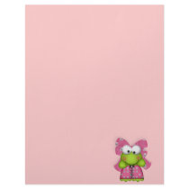 girly froggy in skully dress letterhead by doonidesigns girly froggy in skully dress letterhead