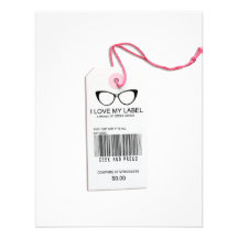 Girly Geek Tag Personalized Invite