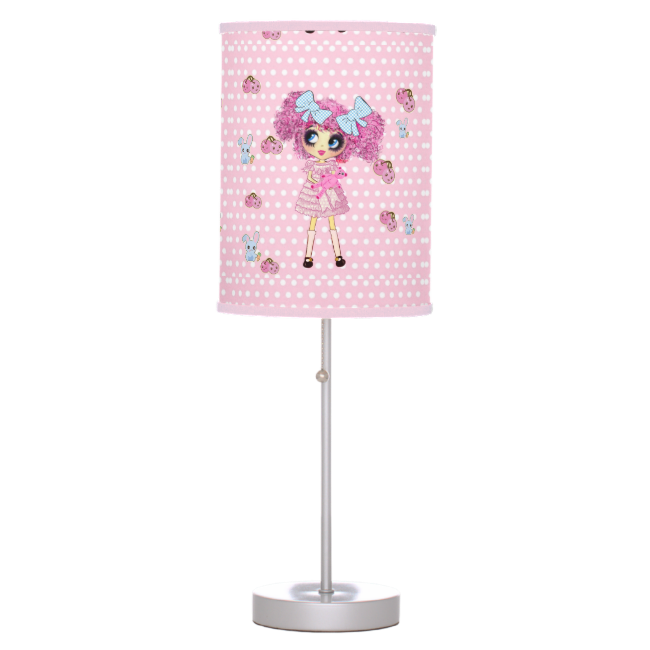 Girly Gifts Personalized Harajuku girl Table Lamp