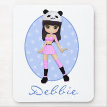 Girly Girl Debbie Custom Mousepad