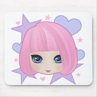 Girly Girl Marianne Party Mousepad mousepad