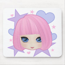 Girly Girl Marianne Party Mousepad