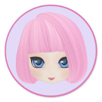Girly Girl Marianne Stickers