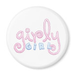 Girly Girl T Shirts & Gifts magnets