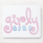 Girly Girl T Shirts & Gifts mousepads