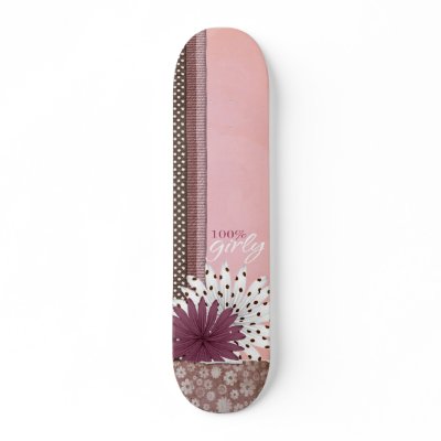 Girly Grrrl Skateboard by KrispysKingdom