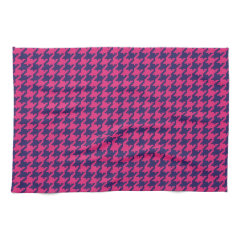 Girly Hot Pink and Purple Pattern Gifts Towels