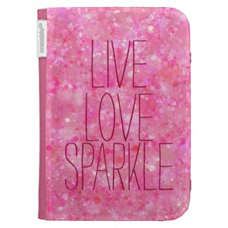 Girly Live Love Sparkle Pink Bokeh