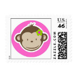 Girly Monkey Stamp