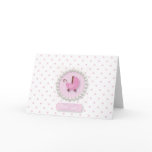 Girly Pearls and Polka dots baby Thank You cards