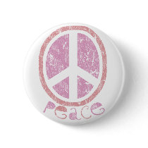 Girly Pink Peace Sign