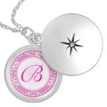 Girly Pink Pearl Locket template