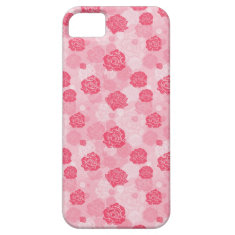 Girly Pink Rose Iphone 5 Case