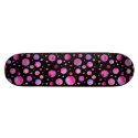 Girly Polka Dot Skateboard
