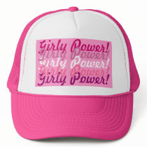 Girly Power Cap hats by MarciaCox Girly Power Cap hats
