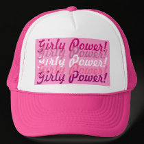 Girly Power Cap hats by MarciaCox Girly Power Cap hats