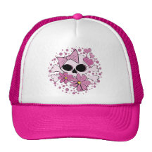 Girly Punk Skull Hats