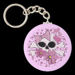 Girly Punk Skull keychains