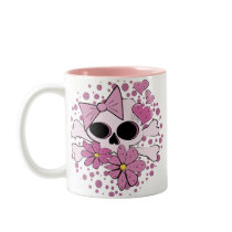 Girly Punk Skull mugs