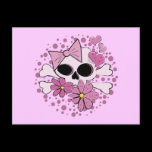 Girly Punk Skull postcards