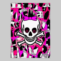 Girly Punk Skull posters