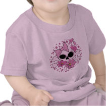 Girly Punk Skull Tee Shirts