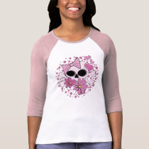Girly Punk Skull t-shirts