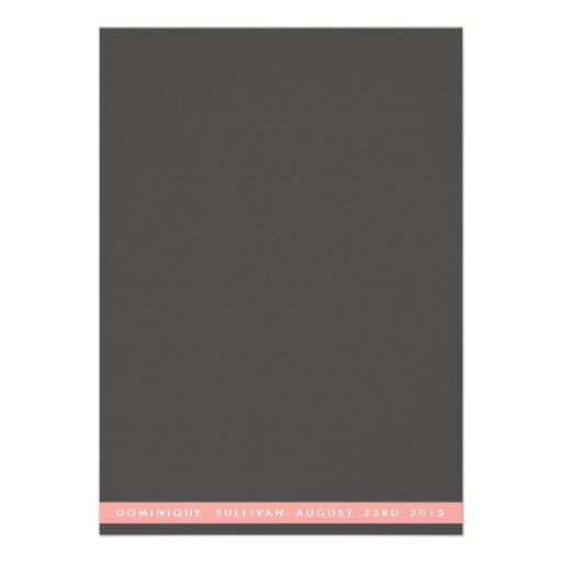 Girly Shabby Chic First Birthday Photo Invitation