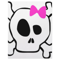 Girly skull letterhead