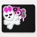 Girly SKull Mousepad