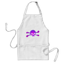 Girly Skull of the Undead aprons